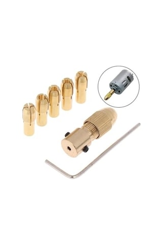 Motor Için Küçük 3 Çene Pesnli Mandren 3.2mm Motor Girişli Okul Proje Ödev Uygulama Hobi
