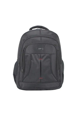 Case Club 2114 Büyük Boy 17 İnç Laptop Bölmeli Sırt Çantası Siyah