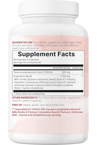 Micro Ingredients Tudca 2,000mg Bile Salts 240 Kapsül Usa Menşeii Orijinal Dmmedicineden