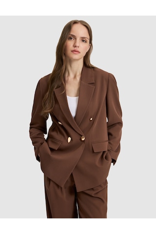 Pierre Cardin Kadın Kahverengi Ceket 50320338-vr029