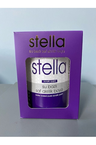 Stella Su Bazlı Saf Akrilik Boya Beyaz 500 Ml
