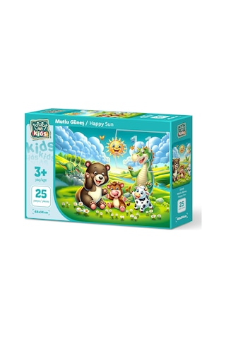 Art Çocuk Mutlu Güneş 25 Parça Puzzle