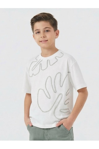 Xo Kids Erkek Çocuk Tişort 4-13 Yaş 1960 BEYAZ