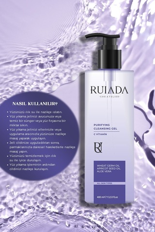 Ruiada C Vitaminli Yüz Yıkama Jeli 400 ML