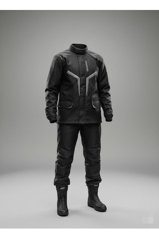 Motoanl Motosiklet Lüx Yağmurluk Takım Waterproof Oxford Kumaş Astarlı Yağmurluk Takımı