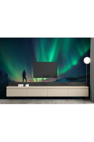 Kutup Işıkları Manzaralı Duvar Kağıdı 1 M²