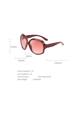 Büyük Boy Polarize Güneş Gözlüğü Kadın Lüks Tasarımcılar Oval Güneş Gözlükleri Vintage Siyah Tonlar Uv400 Zonnebril Dames C4 Diğer