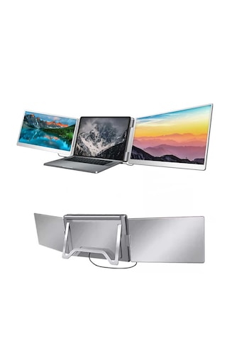 Ultrax 15.6" İkili Taşınabilir Monitör Çoklu Ekran Fhd Notebook Monitör