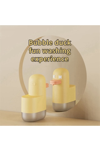 Anjiexun Işıklı Otomatik Temassız Sabunluk, Şarj Edilebilir Sarı