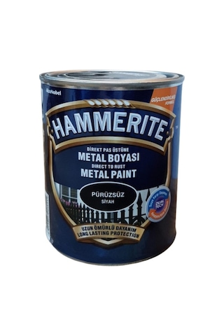 Marshall Hammerıte Metal Boyası Pürüzsüz 0,75 Lt Siyah Marshall Hammerıte Metal Boyası Pürüzsüz 0,75 Lt Siyah