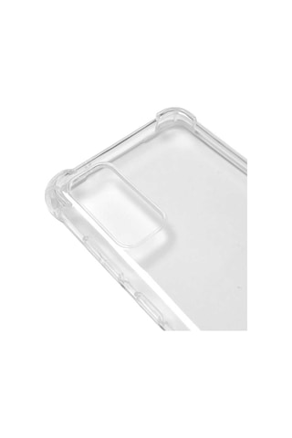 Galaxy Uyumlu S20 Kılıf Tchs Kamera Korumalı Nitro Anti Shock Silikon - Renksiz Renksiz