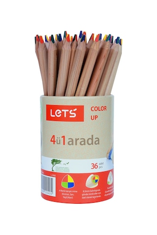 Lets L-2360 Kopya Kalemi 4 Renk Kırmızı-Mavi-Yeşil-Sarı