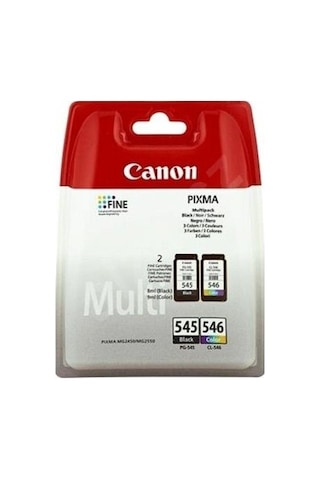 Canon Pg-545bk + Cl-546 2'li Paket Kartuş Canon Pg-545bk + Cl-546 2'li Paket Kartuş