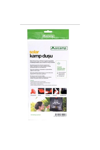 Orcamp Out-4150 Kamp Duşu Siyah