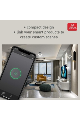 Elektrikli Wi-fi Akıllı Priz, Hub Gerektirmez, Sesle Etkinleştirilir, 4 Topraklanmış Priz, 4'lü Paket, 15a 50207