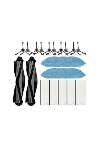 Deebot Ozmo U2/dgn22 Elektrikli Süpürge Yedek Parçası İçin Ana Yan Fırça Hepa Filtre Paspas Bezi Değişimi