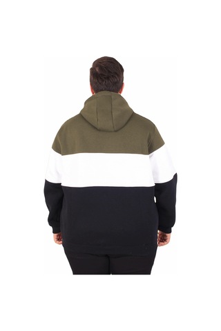 Moc Grande Mocgrande Büyük Beden Kapüşonlu 3ip Sweat Mg 25725 Hakı Haki