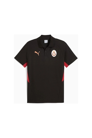 Puma Galatasaraygsk Evostrıpe Polo Erkek Polo T-shirt Siyah