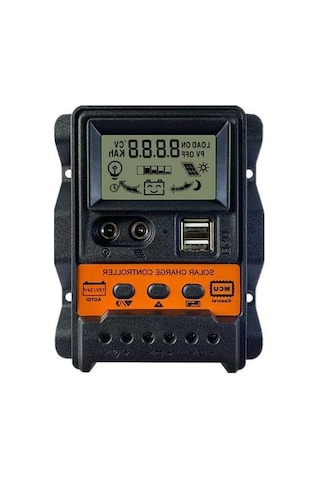 Tongxida 20a 12/24v Otomatik Güneş Şarj Kontrolörü - Lcd, Usb Çıkış, Çoklu Koruma, Akım, Lcd Ekranlı