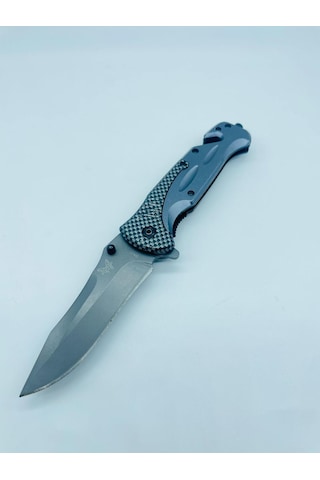 Benchmade Marka Metal Kamp Bıçak 21cm //da31 Gri - Siyah