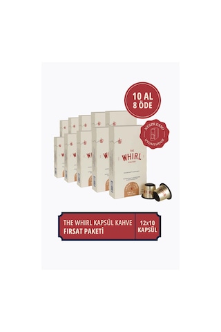 The Whirl Lungo Medium Kapsül  Kahve 10 Kapsül