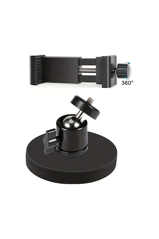 Xuweiwei Klip Ekle Sporkamera Gimbal Manyetik Montaj 360 Derece Dönebilen Telefon Tutucu Kamera Aksesuarı -