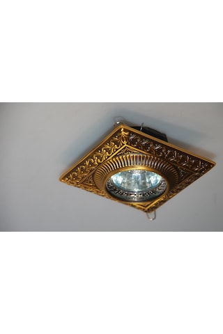 Eskitme Ahşap Desenli Versace Led Spot