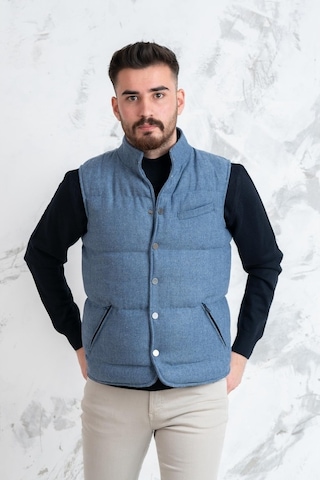 Sir Slimfit Çıtçıtlı Şişme Erkek Yelek