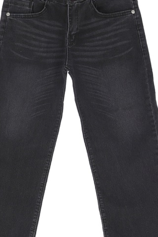 Modanino Erkek Çocuk Esnek Belli Likralı Geniş Kesim Jean Pantolon 13-17 Yaş 12367 Siyah