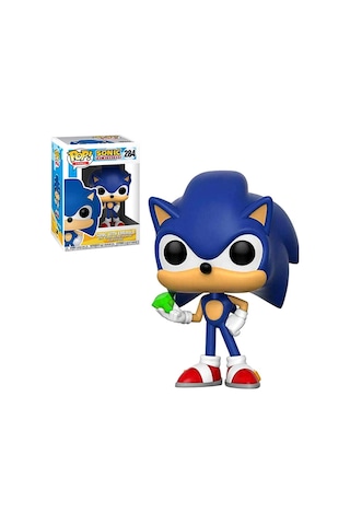 Funko Pop 20147 Sonic With Emerald Figür No: 284 Funko Pop 20147 Sonic With Emerald Figür No: 284