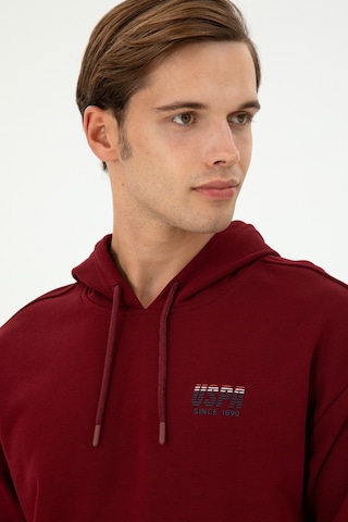 U.s. Polo Assn. Erkek Bordo Sweatshirt 50293442-vr014 Bordo