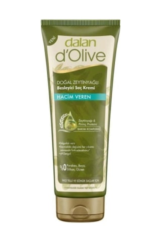 D'olive Zeytinyağlı Hacim Veren Ince Telli Ve Sönük Saçalar Için Saç Kremi 200 Ml X 2 Adet