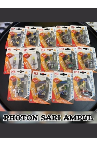 Poton Sarı Ampül 1 Adet