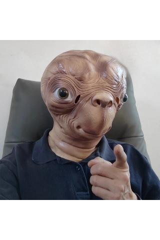 Jl Alien Maske Cadılar Bayramı Ufo Film Cosplay Golf Sopası