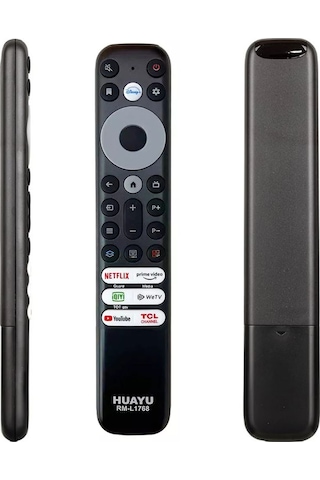 Huayu Tcl Rm-l1768 Ses Komutsuz Tcl Rc902v Rmr1 Netflıx-prıme Vıdeo-guard-medıa-youtube Tuşlu Lcd Led Tv Kumandası