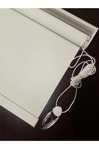 Narinlife Düz Stor Perde Krem Modern Güneşlik Stor Perde Güneşlik Perde