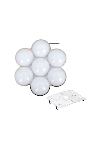 7 Ledli 12v 3w Rgb İç Mekan Tavan Aydınlatma Disko Ledi