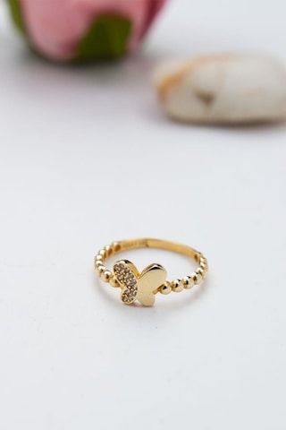 14 Ayar Altın Eklem Yüzük Kadın Yüzük Lkyzk1536