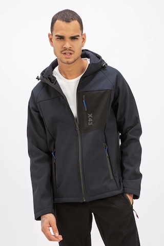 Exuma Erkek Softshell Mont Siyah