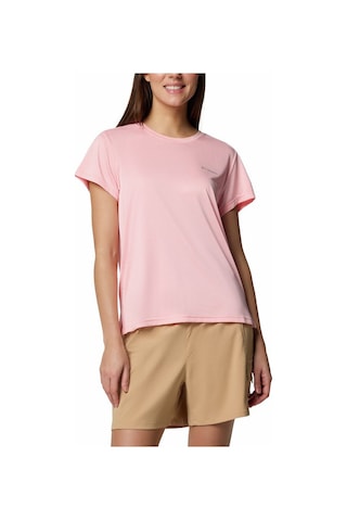 Columbia Bluevista Hill Short Sleeve Crew Kadın Tişört C-colal3349b30669 Pembe