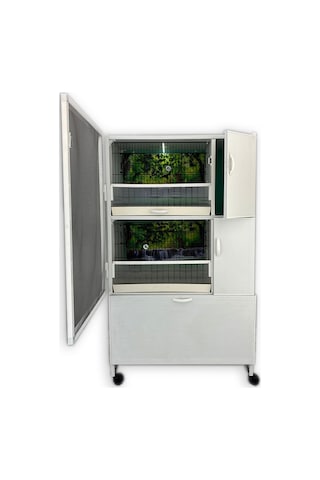 İstanbul Kafes Model 2Dy Pvc Kuş Dolabı