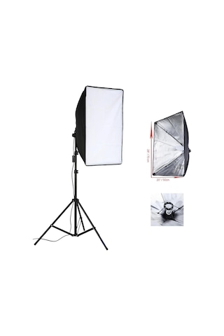 Softbox 50 x 70 CM Lambalı Sürekli Işık + 200 CM Ayak