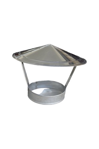 Baca Şapkası Paslanmaz 15 Cm Çapında Baca Borularına Uyumlu