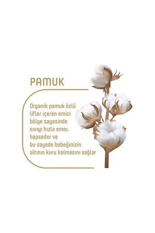 Pure Baby Organik Pamuklu Cırtlı Bez Ekonomik Paket 5 Numara Junior 152 Adet