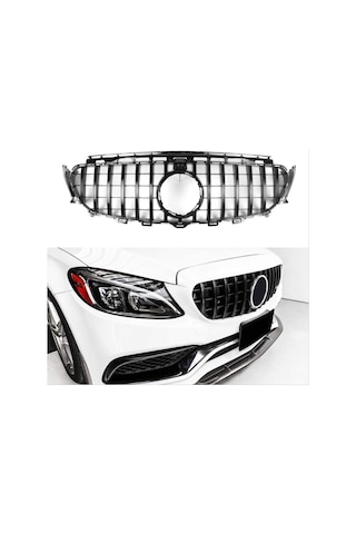 Mercedes W205 Uyumlu C Serisi 2019+ Panjur Gtr Siyah