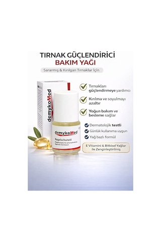 Demykomed Sararma Karşıtı Ve Koruyucu Tırnak Bakım Yağı 15 ML