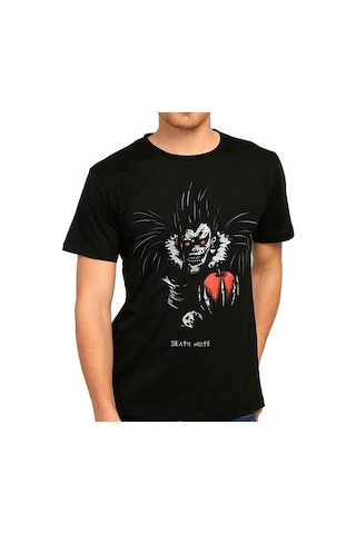 Bant Giyim - Death Note Elma Sever Ryuk Siyah Erkek Tişört