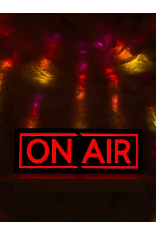 "on Aır" Işıklı Ahşap Dekor