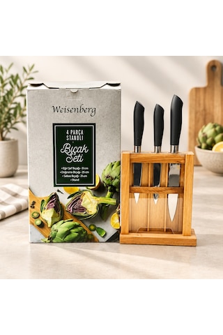Weisenberg 4 Parça Standlı Bıçak Seti Aklby-bsva58 Diğer