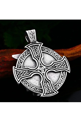Raven Kuş Detaylı İskandinav Mitolojisi Viking Odin Kolye